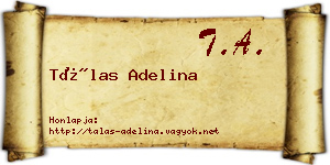 Tálas Adelina névjegykártya